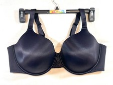 NWOT Vanity Fair Womens' 44D Back Smoothing Full-Figure Contour Bra 76380 Black