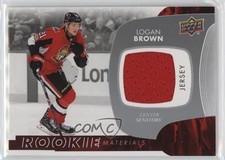 2017-18 Upper Deck Rookie Materials Logan Brown #RM-LB 0k0