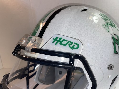 Marshall University 2018 Thundering Herd Trophy Helmet Riddell Speed Sz XLarge - Picture 14 of 24
