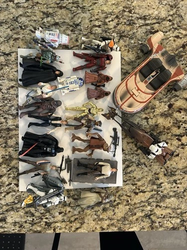 Star Wars 1995 Lot Of 19 Various Figures And Vehicles