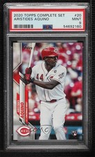 2020 Topps Complete Sets Variation Aristides Aquino #20 PSA 9 MINT 0a2
