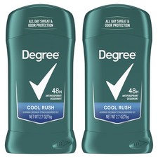Degree Men Original Antiperspirant Cool Rush Twin 2.7 Ounce (Pack of 2), Blue