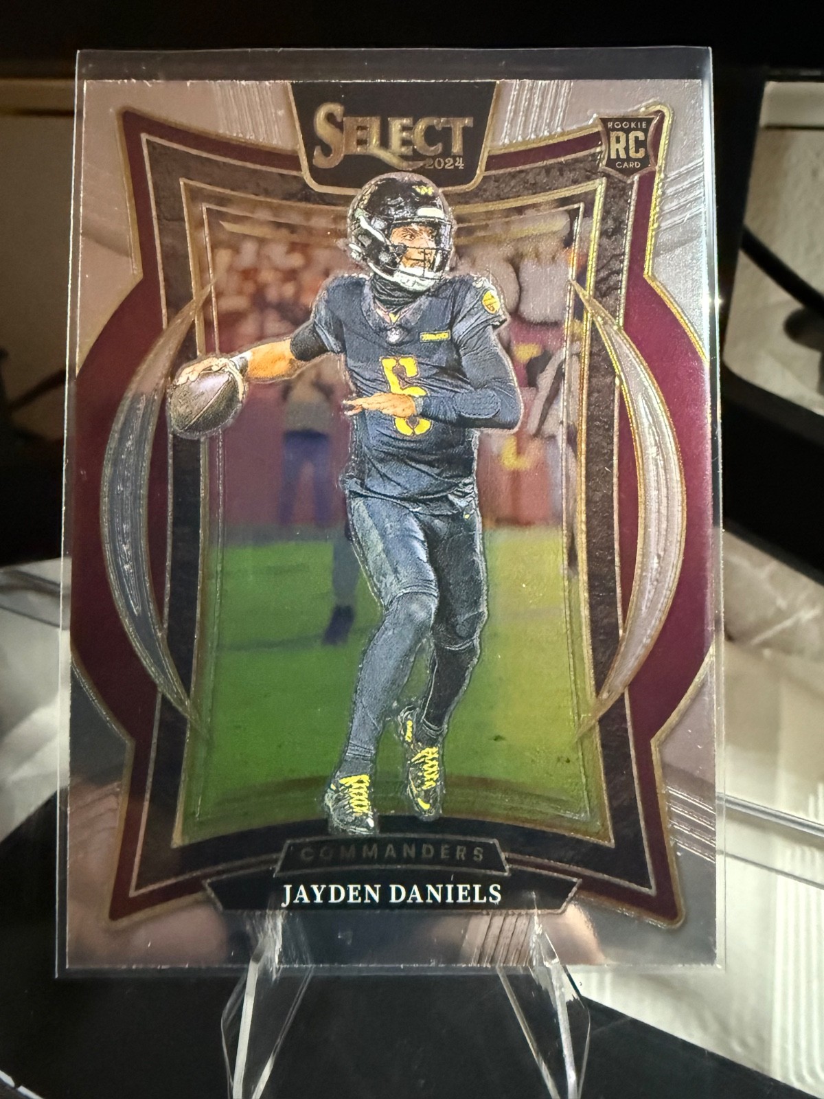 2024 Select Jayden Daniels #26 Rookie Card, Silver concourse/ Commanders