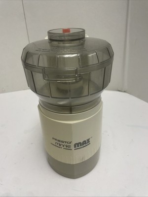 Presto Minnie Max Compact Food Processor model 0290001 Tested Works