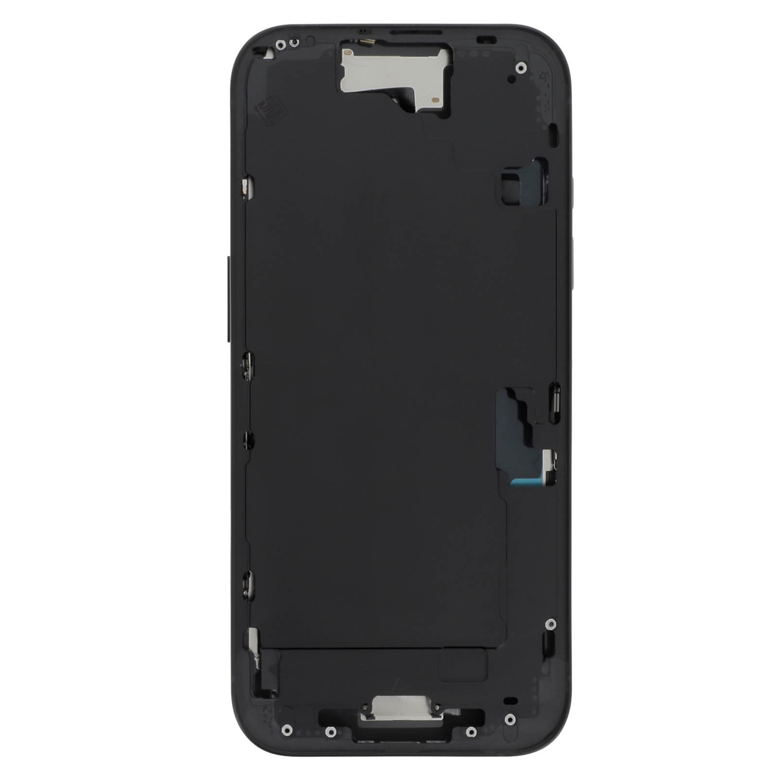 Châssis central iPhone 16 noir pièce de rechange interne Avizar