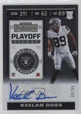 2019 Panini Contenders Rookie Playoff Ticket 8/99 Keelan Doss #260 Auto 0h5k