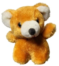 Vintage Animal Fair Brown Teddy Bear Plush Stuffed Animal 0077A Vtg Retro Korea