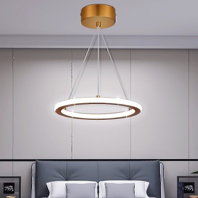 LED Ring Pendelleuchte Dimmbar Moderne Kronleuchter Deckenlampe Hängeleuchte Fxt