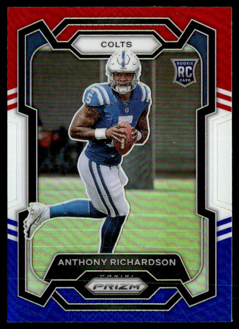 2023 Panini Prizm Red White Blue Anthony Richardson RC #343