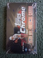 1999 TOPPS CHROME FOOTBALL FACTORY SEALED HOBBY BOX, 24-PACKS, REFRACTORS! RC's!