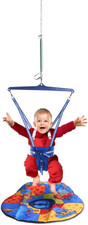 Elite Version, Original Baby Exercise Jumper with Musical Mat and Doorway Clamp,
