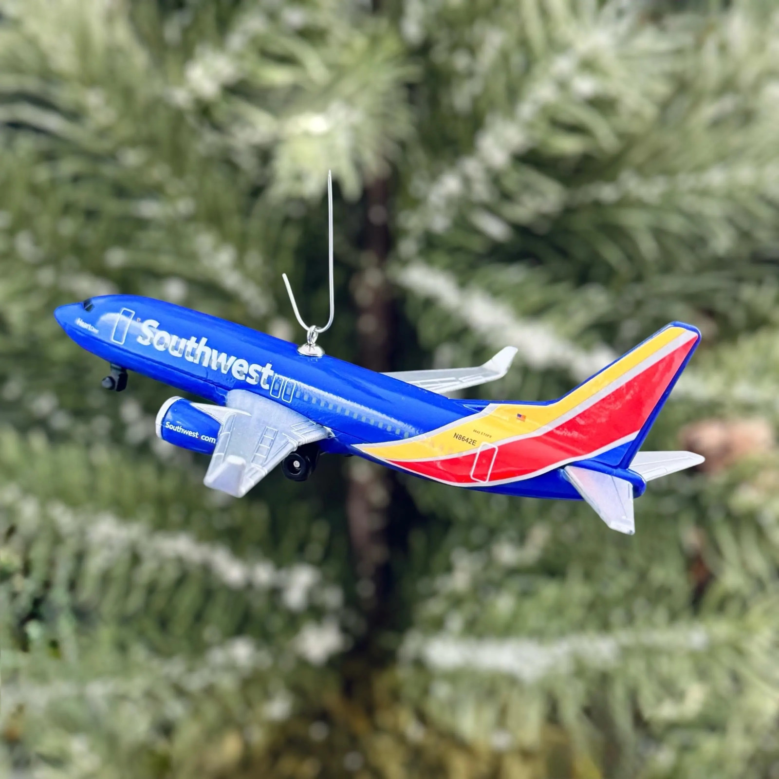 Southwest Airlines Plane Ornament • Airplane Christmas Decor
