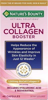 Nature S Bounty Optimal Solutions Ultra Collagen Booster for Healthy-Aging Suppl