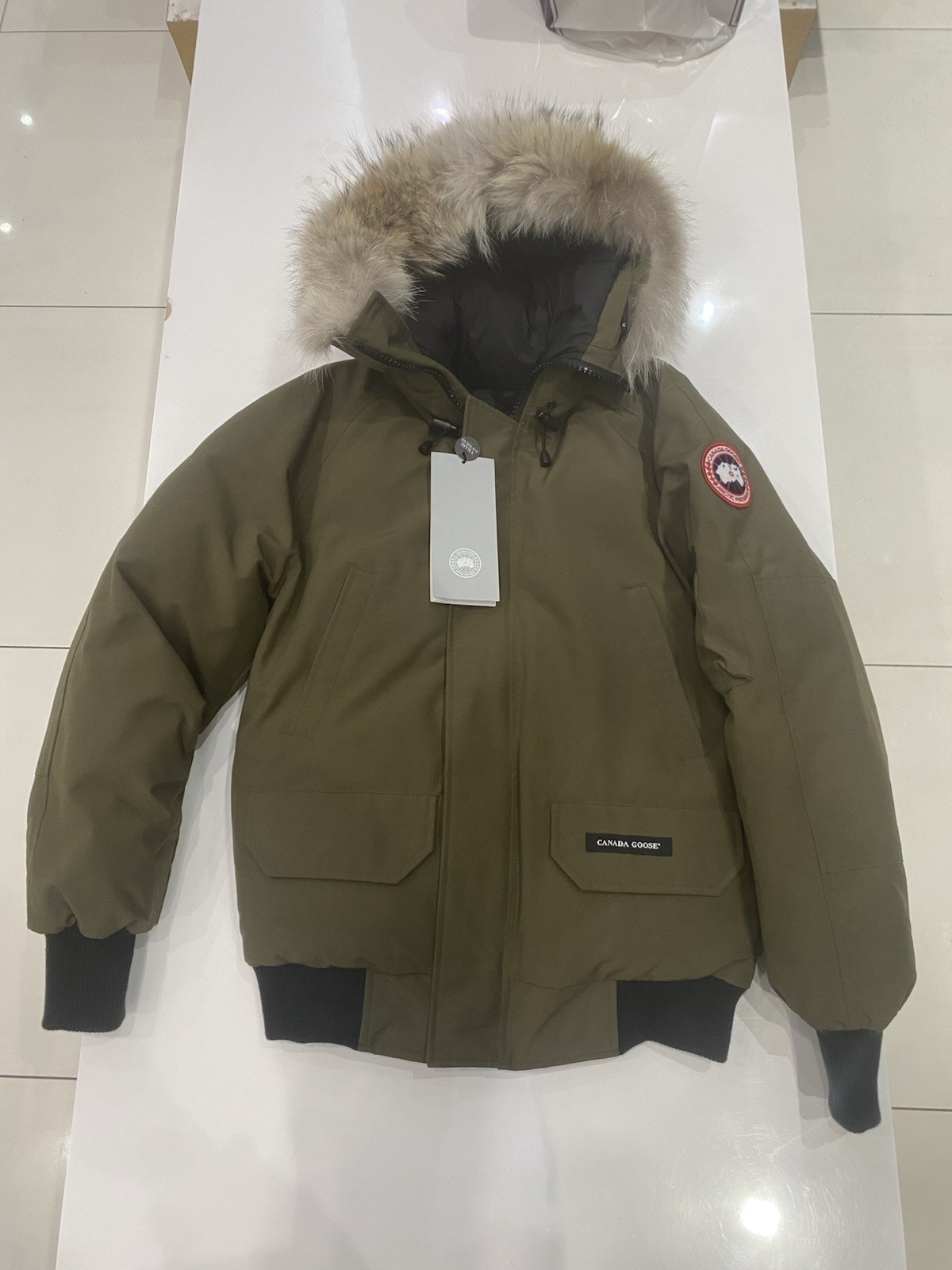 Canada Goose Men’s Chilliwack Bomber Jacket Military Green XS NWT