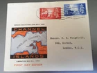 GB STAMPS RARE FIRST DAY COVER 1948 LIBERATION OF THE CHANNEL ISLANDS SLOGAN