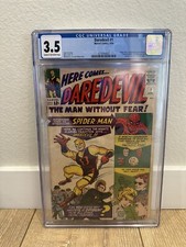 DAREDEVIL 1 1ST APPEARANCE OF DAREDEVIL CGC 3.5    spider Man Appearance 