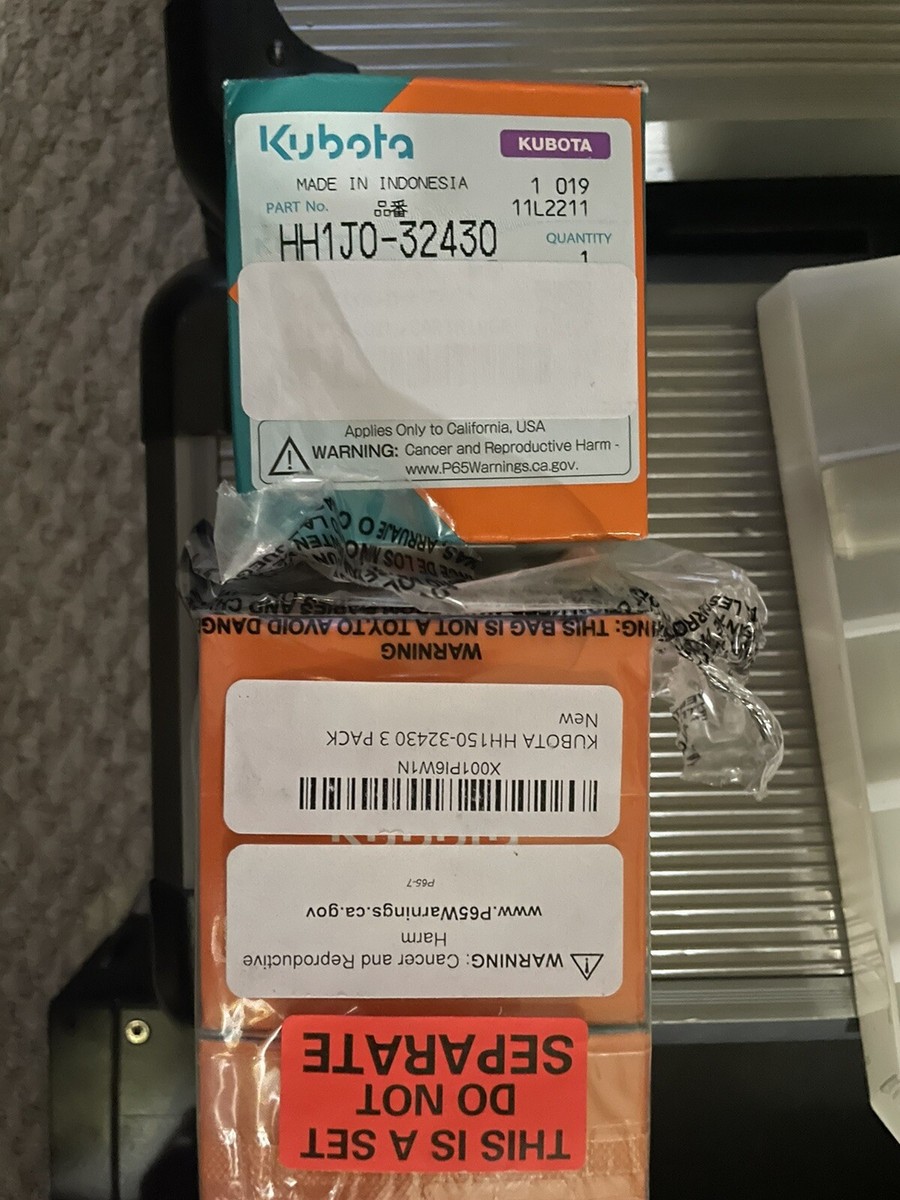 Ricambio Filtro HH1J0-32430 Filtro Olio Originale Kubota, Compatibile Con HH1J0-32430, HH150-32430, Per Trattori E Macchine Agricole Filtro Olio Rkf 125 - Foto 3