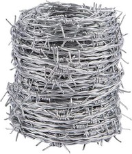 Barbed Wire Outdoor Garden Security Fence Fencing Anti-Cat Fox Bird Spikes Roll