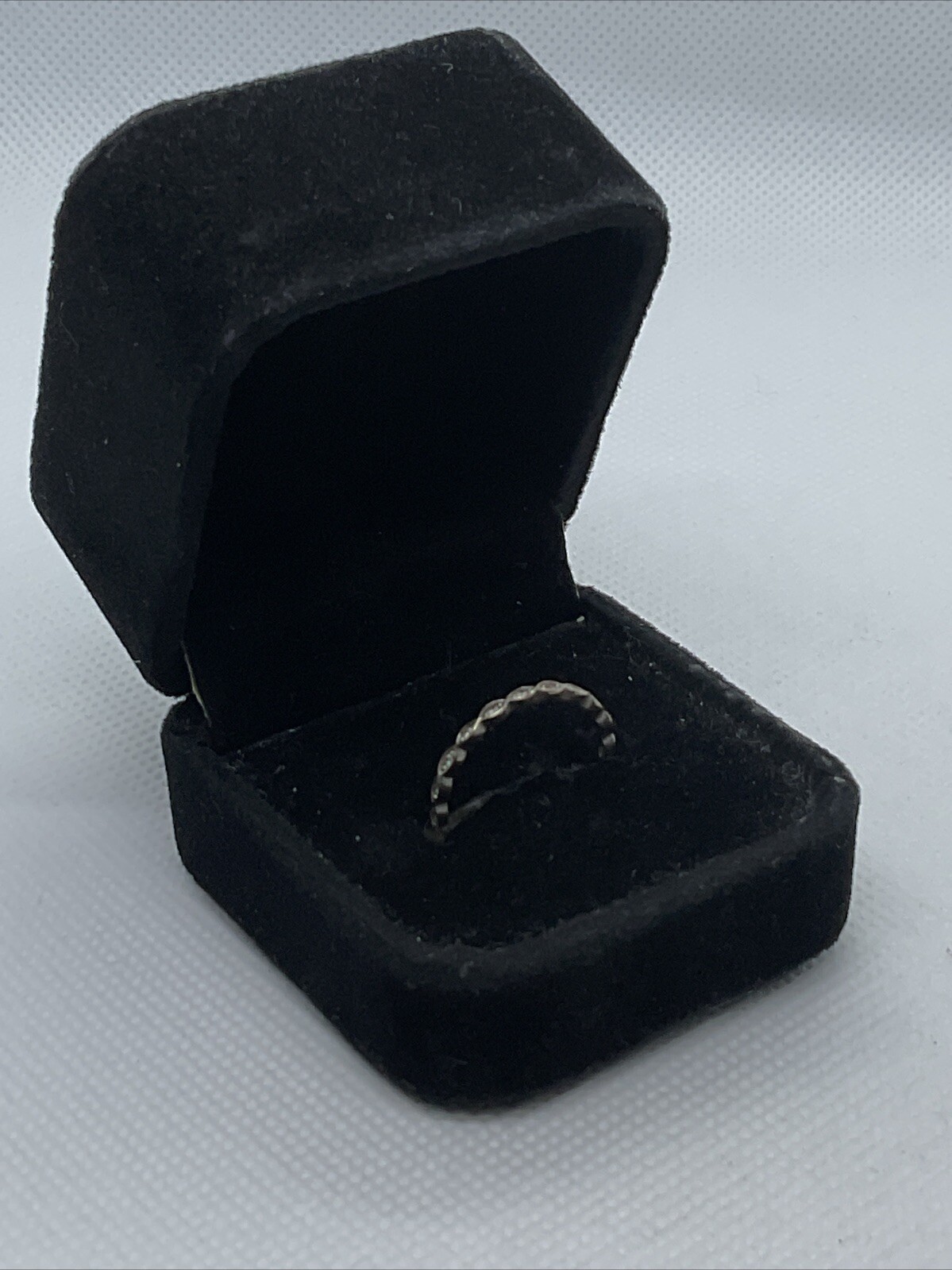 Solid 18K (750) Two Tone Gold CZ STACKABLE Ladies… - image 14