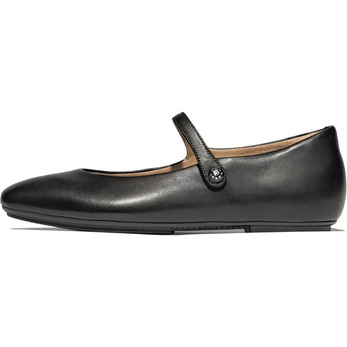 Womens Slip On Shoes FitFlop Delicato Mary Jane Ballerina Leather Shoe UK4-8 - Picture 5 of 13