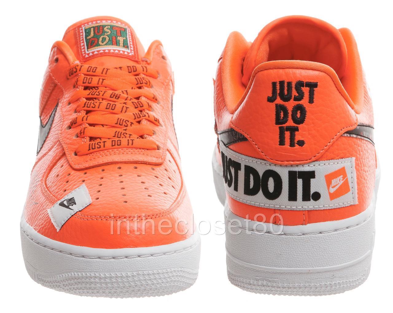 Nike Air Force 1 Premium Premium Premium Just Do It JDI Total orange Black White Mens AR7719-800 75c067 Nike Air Force 1 Premium Premium Premium Just Do It JDI Total orange Black White Mens AR7719-800 75c067