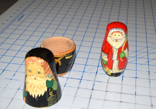 5 Babbo Natale nido dipinto - Foto 3 di 4