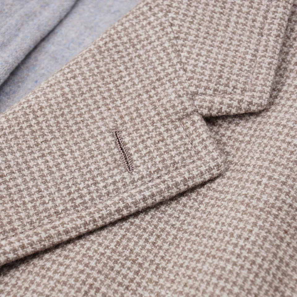 NWT $3495 D'AVENZA 'Voyager Sartorial' Soft Wool-Cashmere Sport Coat 40R - Image 4 of 4