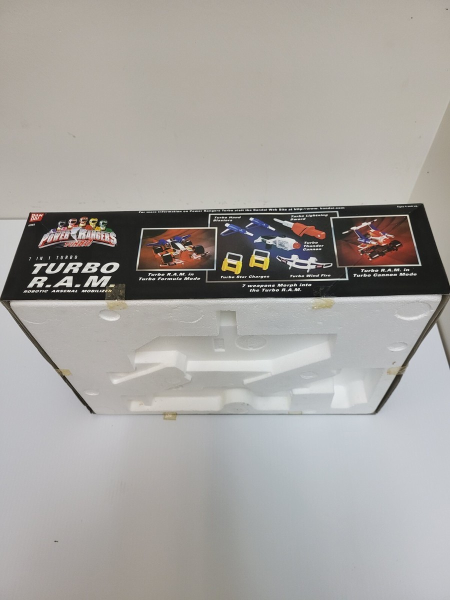 ★ r︎✩★ Boxed Mighty Morphin Power Rangers 7 in 1 Turbo R.a.m.