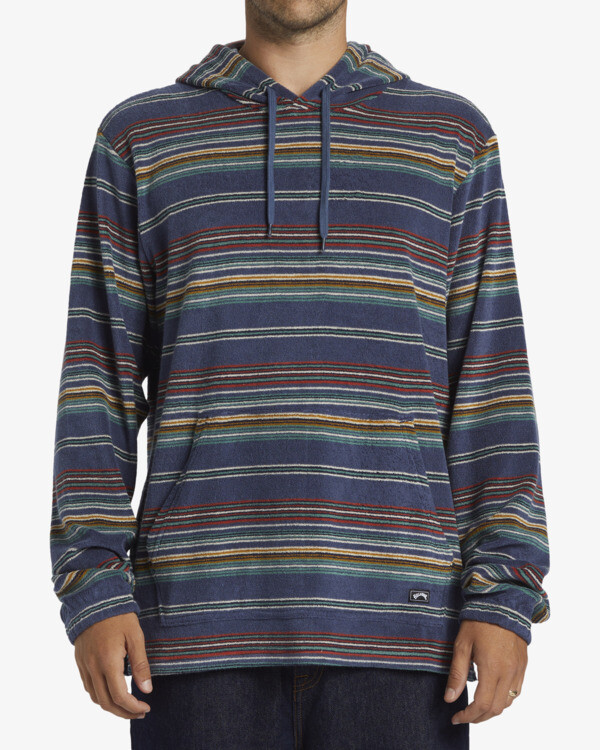 Billabong Flecker Diego Terry Hooded Jumper (Blue)
