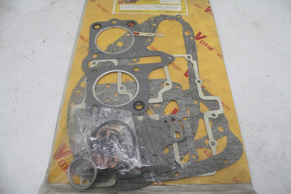 NOS 1982 1983 铃木 GS450 T/L/E 完整气囊套装 VESRAH 日本制造 — 第 2/4 张图片