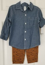 CARTER'S BOY'S SETS 2 PIECES 2 TODDLER