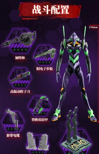 presale Deposit card for Bloks EVA EVANGELION-01 Assembled Model Kit toy - Picture 8 of 24