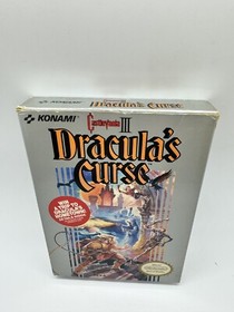 Castlevania III: Dracula's Curse 3 Nintendo NES completo CIB con inserti!