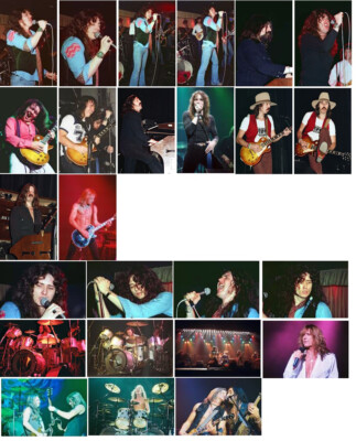 25 Whitesnake 6''x4'' colour photos Wolves 78 & 04, B-Ham 78,Liv'pool & Reading 79
