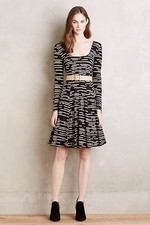 NWT ANTHROPOLOGIE BLACK SARAID DRESS by HD in PARIS S