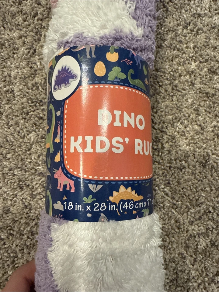 Коврик/коврик для ванны для девочек Dino размер 18 дюймов X 28 дюймов - Новый 🦖 - Изображение 2 из 4