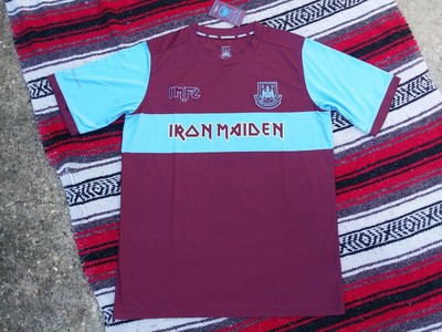 NWT Official IRON MAIDEN West Ham United Shirt IMFL Large WHU London