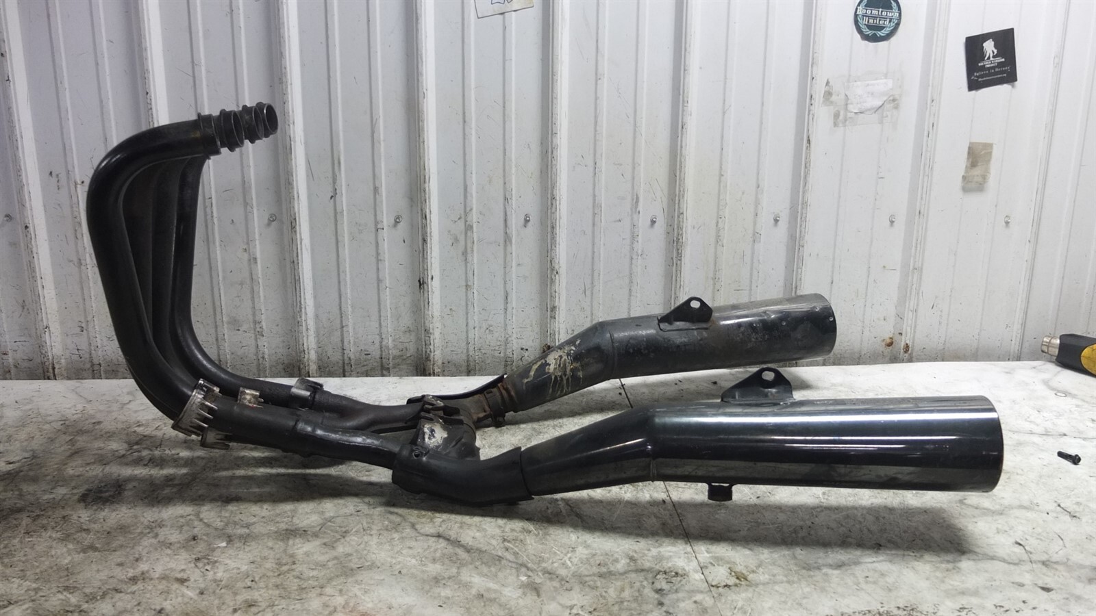 85 Honda CB700SC CB 700 SC CB700 Nighthawk Muffler Exhaust eBay
