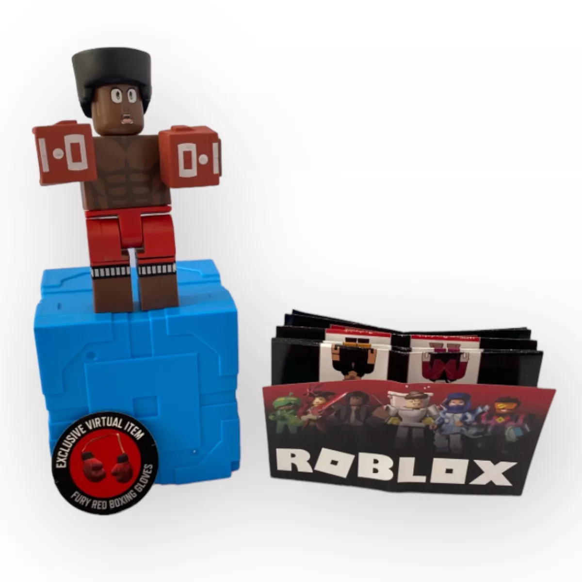 Roblox Series 9 BOXING MANIA RED BOXER Kids Toy NEW+Fury Gloves Online Game  Code