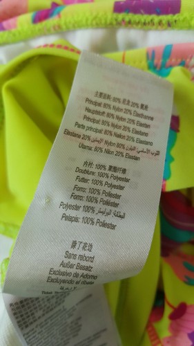 Baby Girls 3-6 Mths- Sun Swimming Top & Bikini Bottoms- ice cream detail - Picture 9 of 9