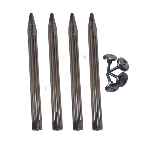 Pinball Machine Legs with Levelers And Bolts Chrome Set of 4 eBay