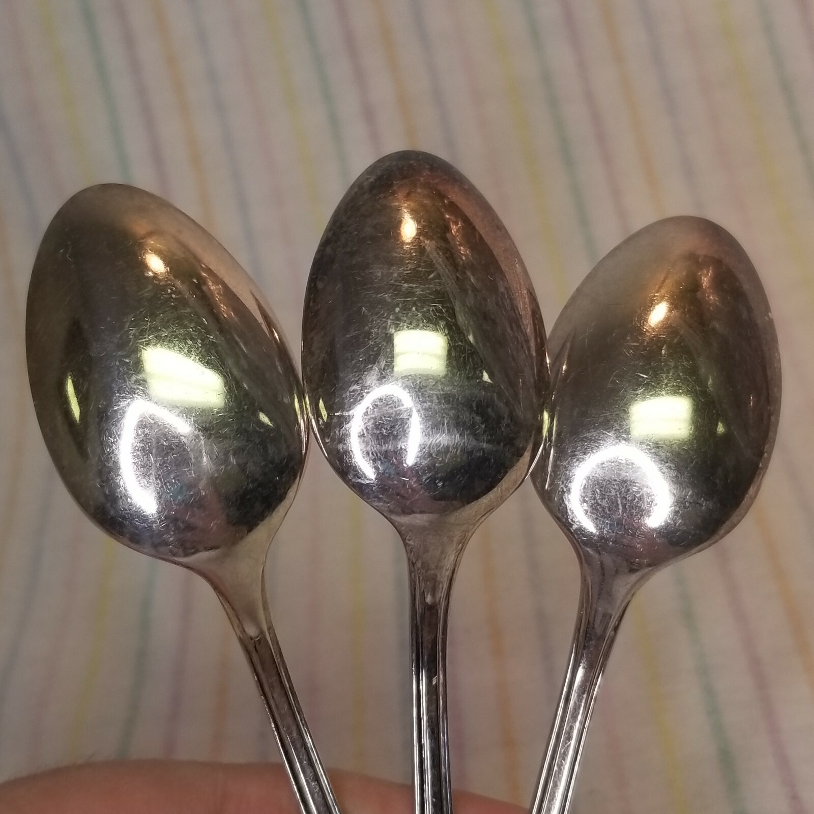 Vintage WMF Hotel Holland Teaspoons American Cruiseline Silverplate