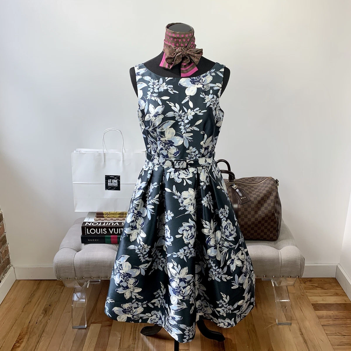 Eliza j metallic dress cheap