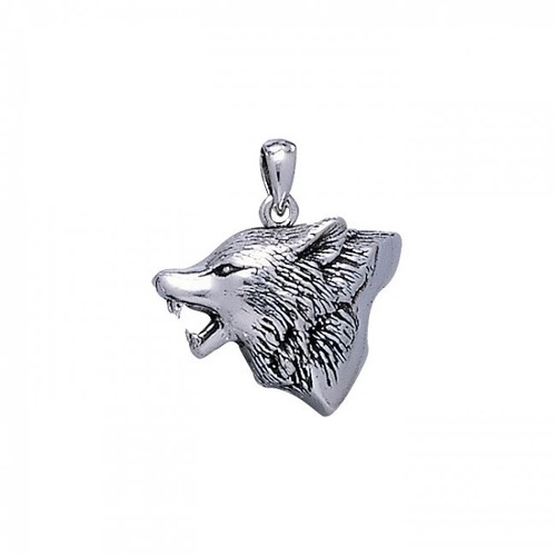 Cadeau Symbolique Charme Loup En Argent Sterling 925 Avec Zirconium Breloque Pour Bracelet Ou Collier Cadeau