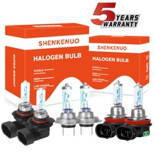 9005 H7 H11 Combo Halogen Headlight Hilo Fog Light Bulbs For Mazda 3 2004-2006