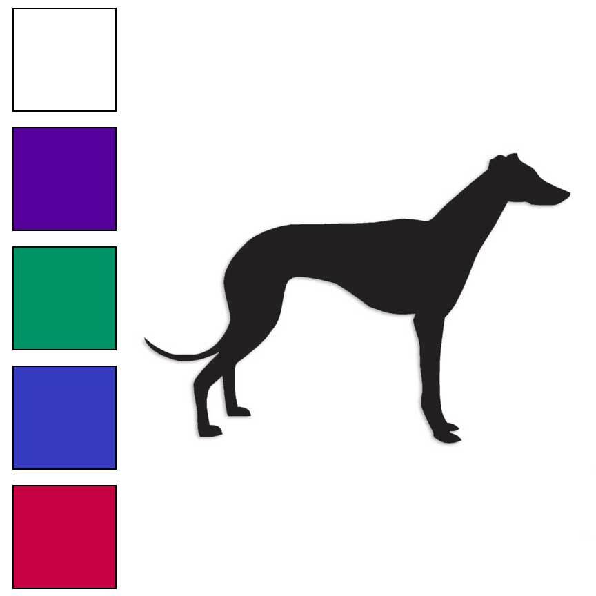 Greyhound Dog Breed, Vinyl Decal Sticker, Multiple Colors & Sizes #1966