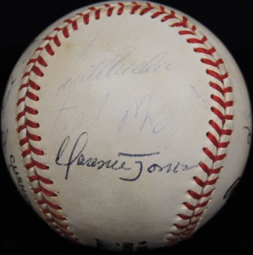 1993 ATLANTA BRAVES Team-SIGNED Baseball PSA/DNA LOA #AN05012 (Maddux & Glavine) - Picture 4 of 11