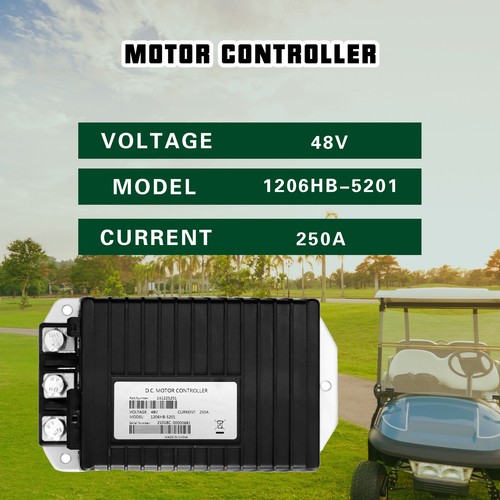 48V 250A DC Motor Controller 612632 For Curtis EZGO TXT Golf Carts 1206HB-5201 - Picture 9 of 12