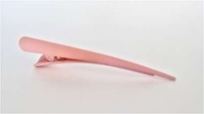 Soft pink acrylic alligator hair clip for fine thin hair