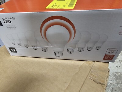  Up & Up LED 40W 450 Lumens Light Bulbs Soft White  10  Bulb Total 